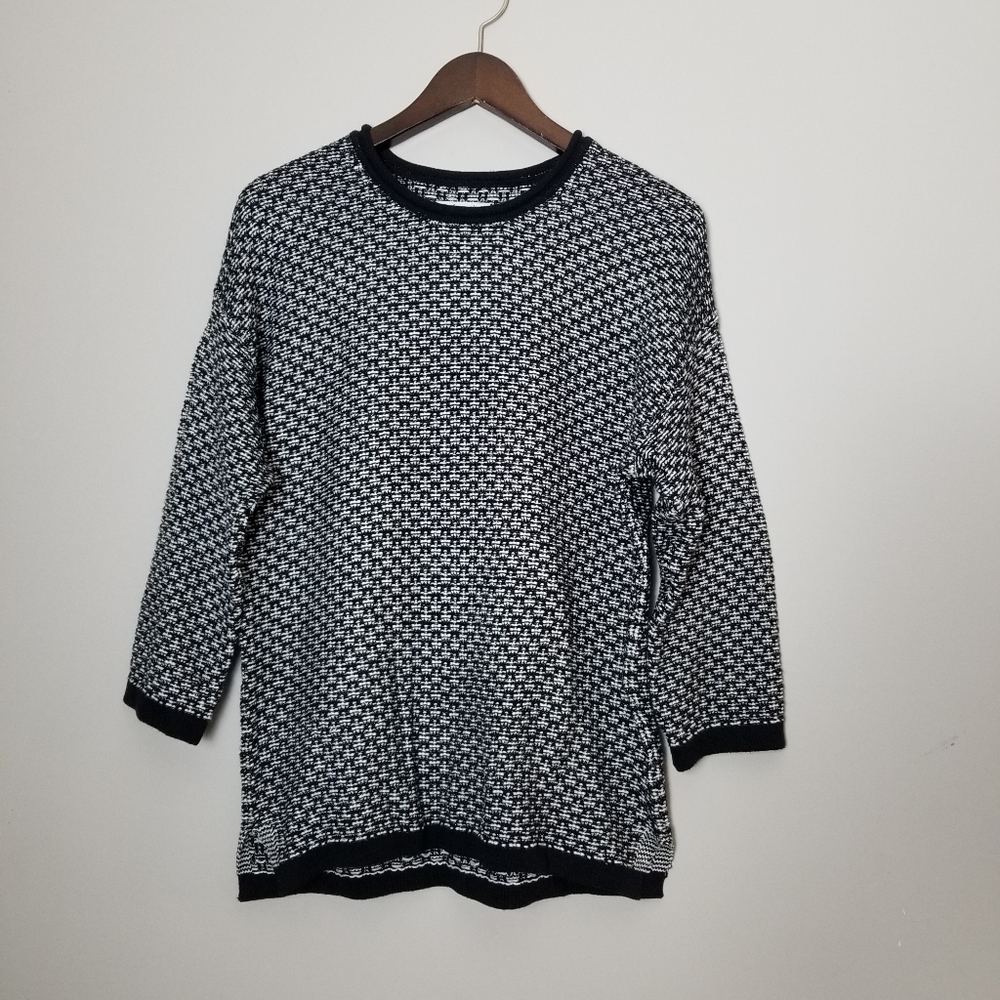 Kim Rogers Black & White Sweater